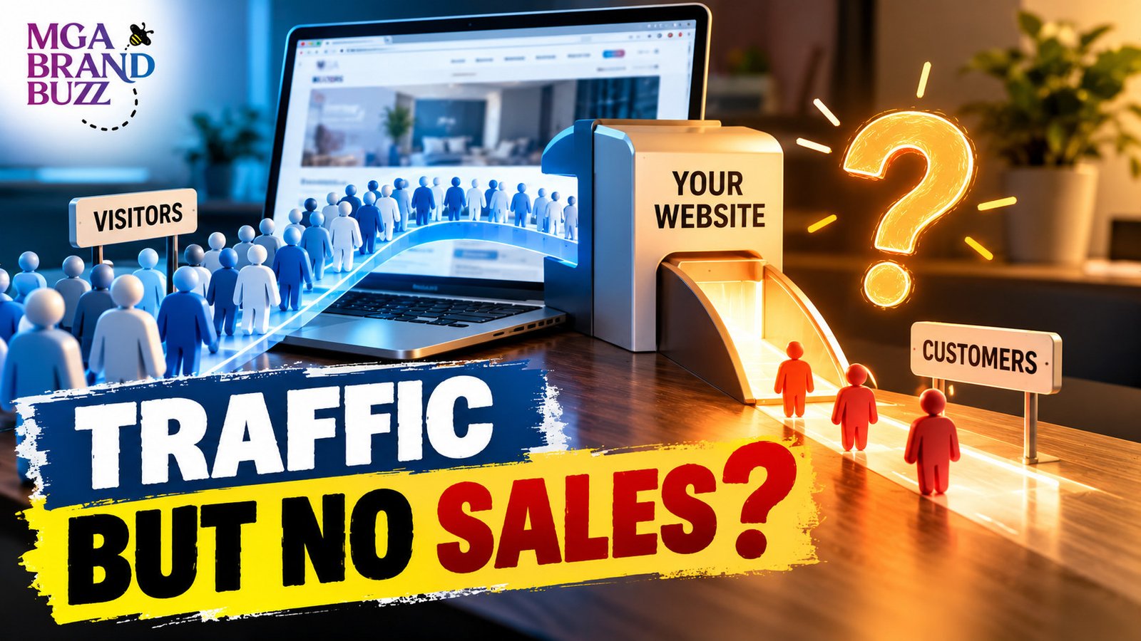 Why Your Website Isn't Converting Visitors Into Customers